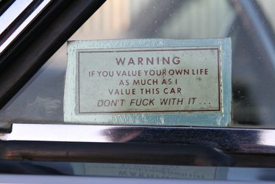 ’69 Barracuda Formula S detail sticker